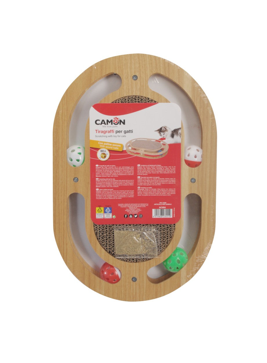 Camon Tiragraffi ovale con 4 palline - AC094 Camon Tiragraffi ovale con 4 palline - AC094
